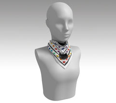 16" x 16" Silk Charmeuse - My Cat is My Child Scarf