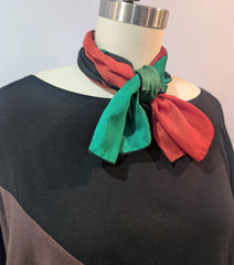 10" x 45" Silk/Modal Scarf - Multicolor Panther