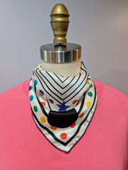 16" x 16" Silk Charmeuse - My Cat is My Child Scarf