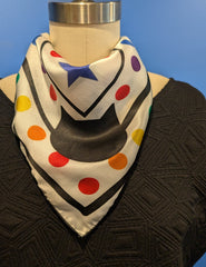 26" x 26" Silk Charmeuse - My Cat is My Child Scarf