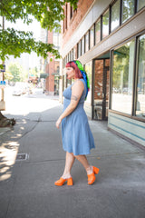 36" x 36" Silk Charmeuse Scarf - Rainbow Panther