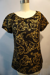 Gold Elephant Blouse