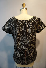 Silver Elephant Blouse