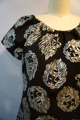 Silver Lion Blouse