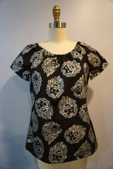 Silver Elephant Blouse