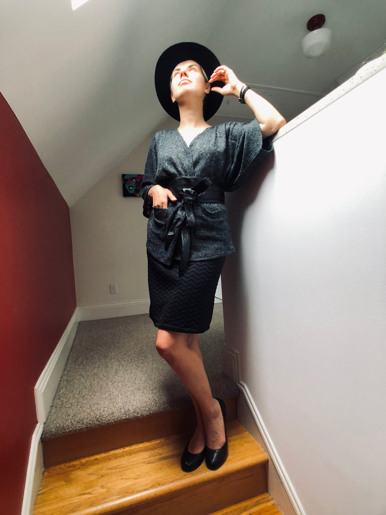 Alexa Kimono - Knit Lace